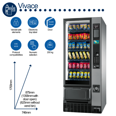 Necta VIVACE Snack & Cold Drinks Vending Machine